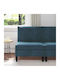 Sessel aus Samt Blau 70x70x82cm