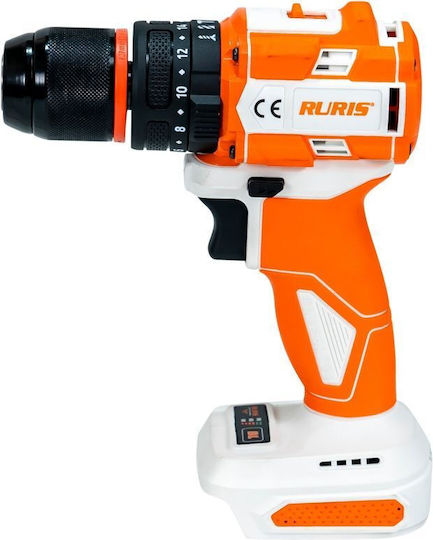 Ruris Rmx1360 – Cordless Brushless Hammer Drill Driver 20v Battery Charger Not Included