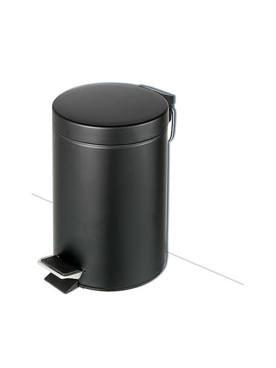 Geesa Inox Bathroom Bin 3lt Black