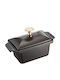 Staub Gusseiserner Rechteckiger Dutch Oven 15x11cm 7l