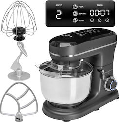 Götze&Jensen Stand Mixer 1500W with Stainless Bowl 6lt Grey Götze&Jensen Stand Mixer 1500W with Stainless Bowl 6lt Grey