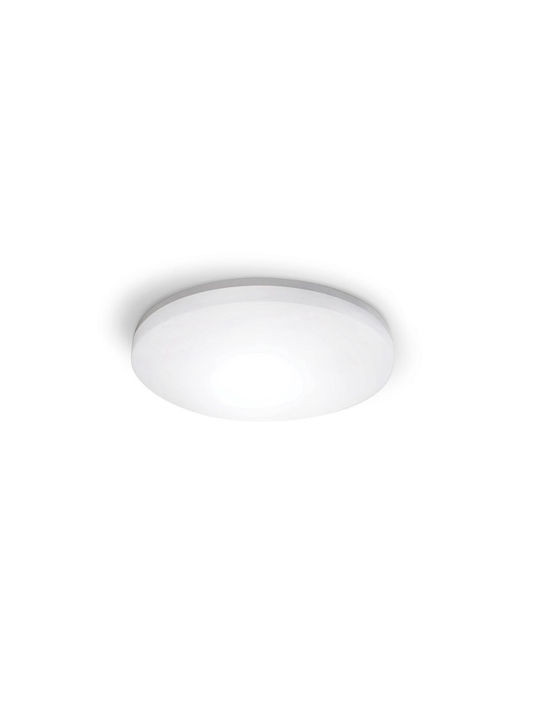 Aca Plafonieră de Tavan 28cm Albă cu LED Integrat