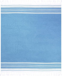 Aquablue Πετσέτα Θαλάσσης Βαμβακερή Μπλε