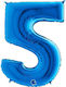 Luftballons Zahlen Blau 100 Cm – 40″