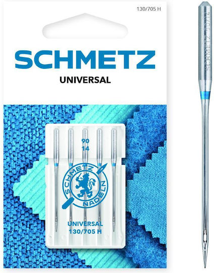Set 5 Universal Sewing Needles Size 90 Schmetz 130/705 H Vds