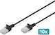 Digitus U/UTP Cat.6 (Gigabit) Network Cable Ethernet Black