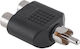 Cabletech DM-0305 RCA-Konverter männlich zu wei...
