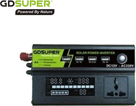 Auto-Stromwandler 500w Umwandlung 12v Gleichstrom 220v AC Mono Phase Gd-sk500w Oem