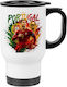 Термос Чаша 450ml Бяла World Cup 2026 Cristiano Ronaldo