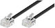 3M Telefonkabel RJ11 6P4C 3m Schwarzes