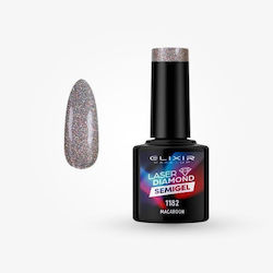 Elixir Laser Полутраен лак за нокти Macaroon с ...