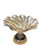 Dekorative Schale Glas Gold 18x18cm 2 Stück