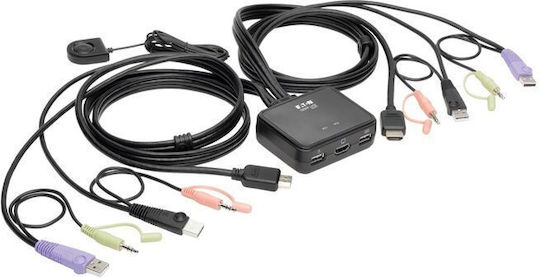 Eaton 528622 KVM & Datenumschalter mit USB / HDMI / USB 2.0 / Audio