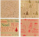 Koopman Christmas Wrapping Paper For Gift Beige 70cm 50 Pieces
