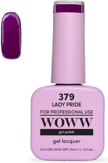 Woww Cosmetics Полутраен Лак За Нокти Lady Pride - 379 10мл