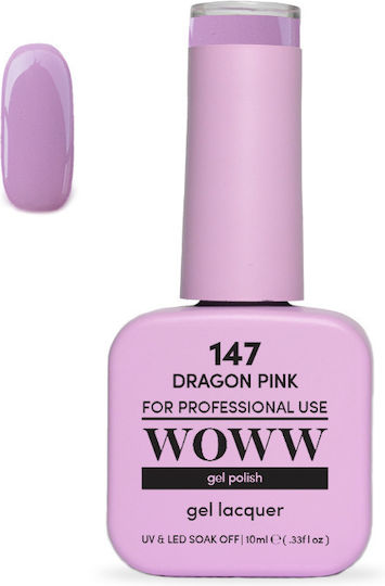 Woww Cosmetics Gel Nagellack 147 Dragon Rosa 10ml