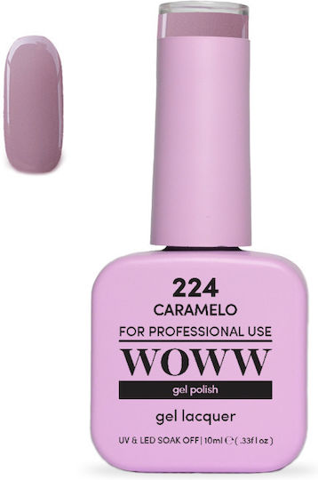 Woww Cosmetics Ojă Pentru Unghii Cu Gel Caramelo - 224 10ml