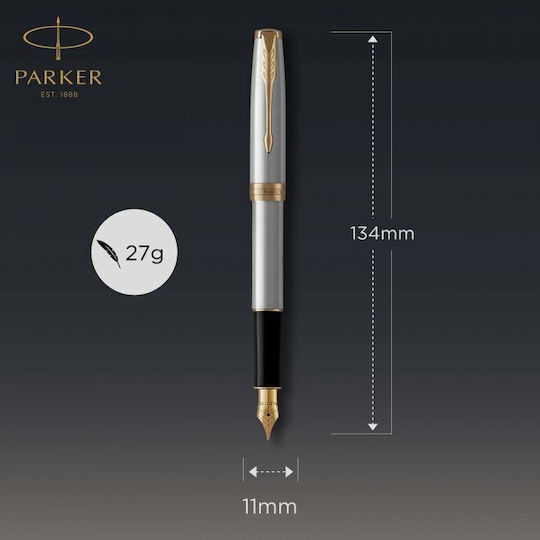Parker Parker Sonnet Core Füllfederhalter Fein Graue