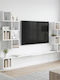 Bibliotecă Living Albă L200xBxÎ94cm