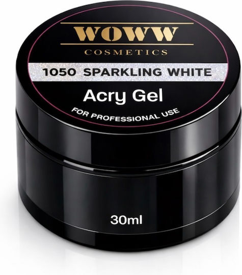 Woww Cosmetics Acrygel Nail 1050 Sparkling White 30gr