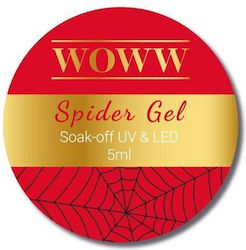 Woww Cosmetics False Nail Gel Red 5ml Woww Cosmetics False Nail Gel Red 5ml
