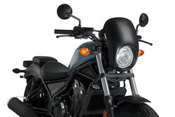 Puig Anarchy Semi-Verkleidung Honda Cmx 500 Rebel 19 Schwarz Matt