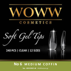 Woww Cosmetics Tipsuri unghii false 240 bucăți 5448