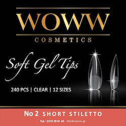 Woww Cosmetics Tipsuri unghii false 240 bucăți 5444