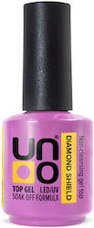 Uno Professional Uno Top Coat for UV/LED Nail Polishes 15ml