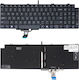 Laptop Keyboard Dell Pro 16 Plus Pb16250 Pb16255 P135f Pc16250 Pc16255 025m84 25m84 0yjcj4 06jfcm 09np4c 0kyj9h Nsk-databc US Backlit No Frame Grey Code.41572usblnofr
