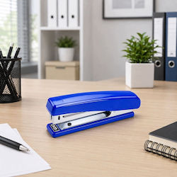Lean Stapler Office Plastic Blue Up To 20 Sheets Staples 24/6
