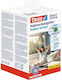 Tesa Moskitonetz Fenster mit Klebeband aus Polyester Grau 180x150cm