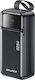 Awei PA-105 Baterie Externă 40000mAh 22.5W Cu 3 Porturi USB-C Power Delivery Negru