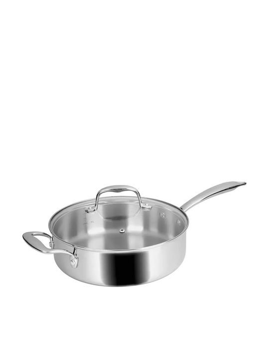Sitram Rhapsody За Сотиране от Неръждаема Стомана с Капак 24cm
