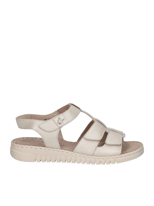 Caprice Women's Flat Sandals Beige