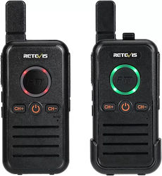 Retevis RB645 Mini Stație Radio Emisie Recepție PMR Fără Ecran Set 2 Bucăți Retevis RB645 Mini Stație Radio Emisie Recepție PMR Fără Ecran Set 2 Bucăți
