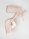 Fabric Beige Sandals