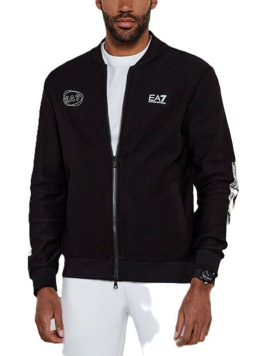 Schwarze Bomberjacke