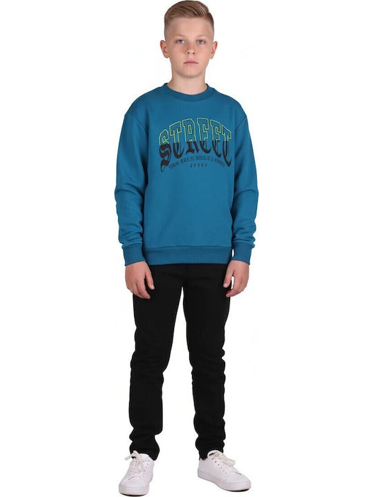 Kids Sweatpants Set Petrol Blue