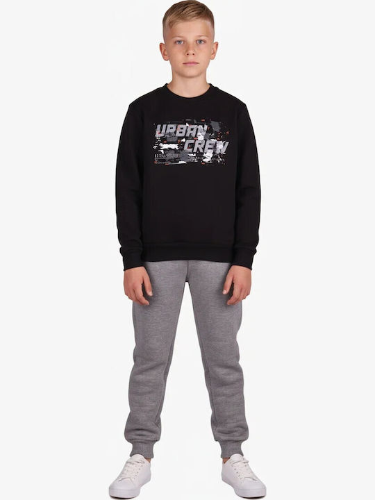 Joyce Kids Sweatpants Set Black