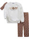 Kids Set with Leggings Winter 2 Pieces Ecru Best