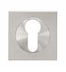 Quadratische Rosette Sicherheits Metallische Aufnahme Zylinder Satin