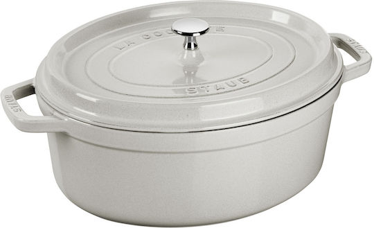 Staub Cocotte Γάστρα Οβάλ Μαντεμένια 37x37cm 8lt