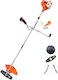 Ruris Rr240 Bravo – Tăietoare De Iarbă Pe Benzină 24 Cm³ 1 Cp Lățime De Tăiere 255 Mm Ax Flexibil 3.8 Kg