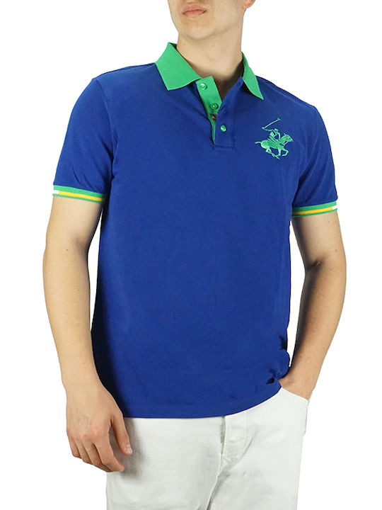 Polo Short Sleeve Blue Blouse