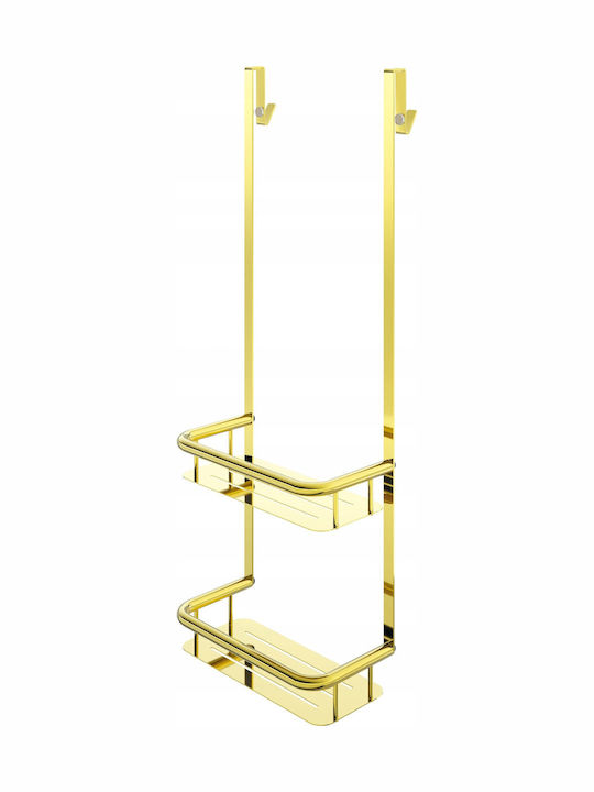 Deante Wall Mounted Metallic Bathroom Shelf