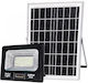 Jortan Waterproof Solar LED Flood Light 500W Cold White 6500K with Remote Control IP66