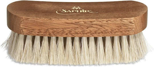 Saphir Médaille D’ Mini Horsehair Brush Leather And Fabric Polishing Brush Neutral Shade Neutral 02