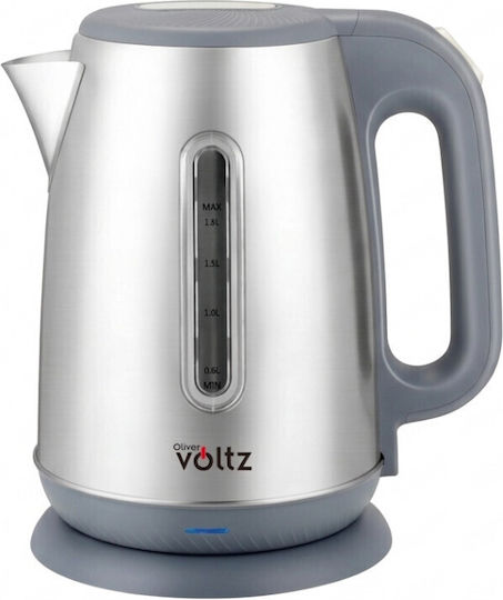 Voltz Електрически Кана 1.8л 2200W Сребриста