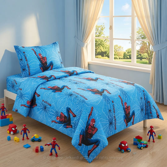 Casa Colori Kinderbettbezug Moni Hellblaue